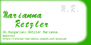 marianna retzler business card